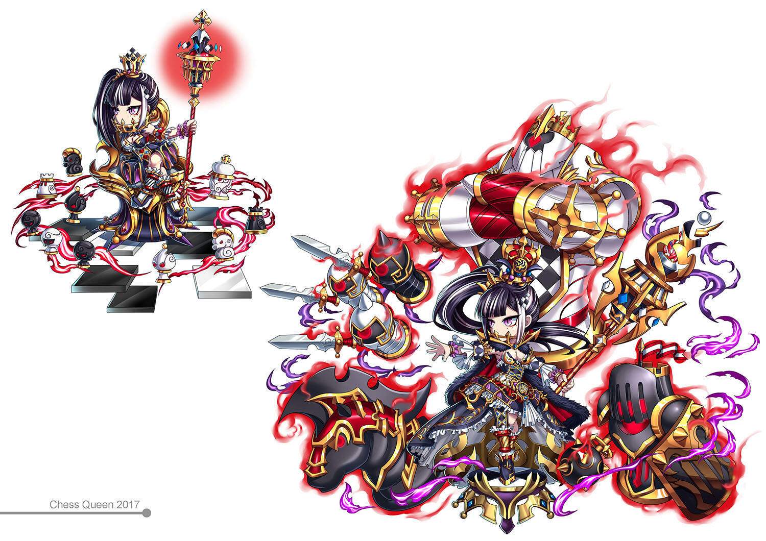 Brave Frontier chara design