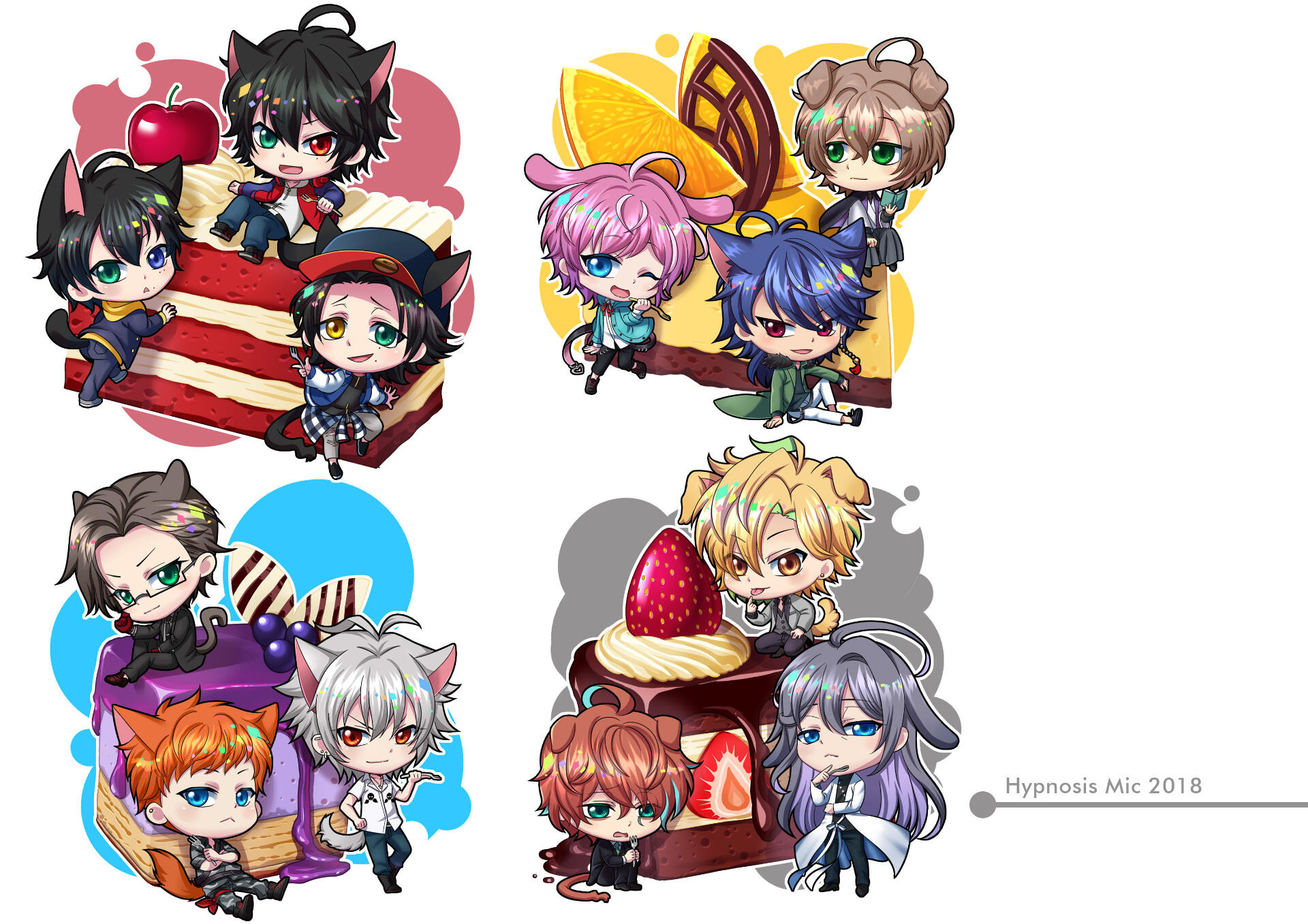 Hypnosis mic chibi fanart