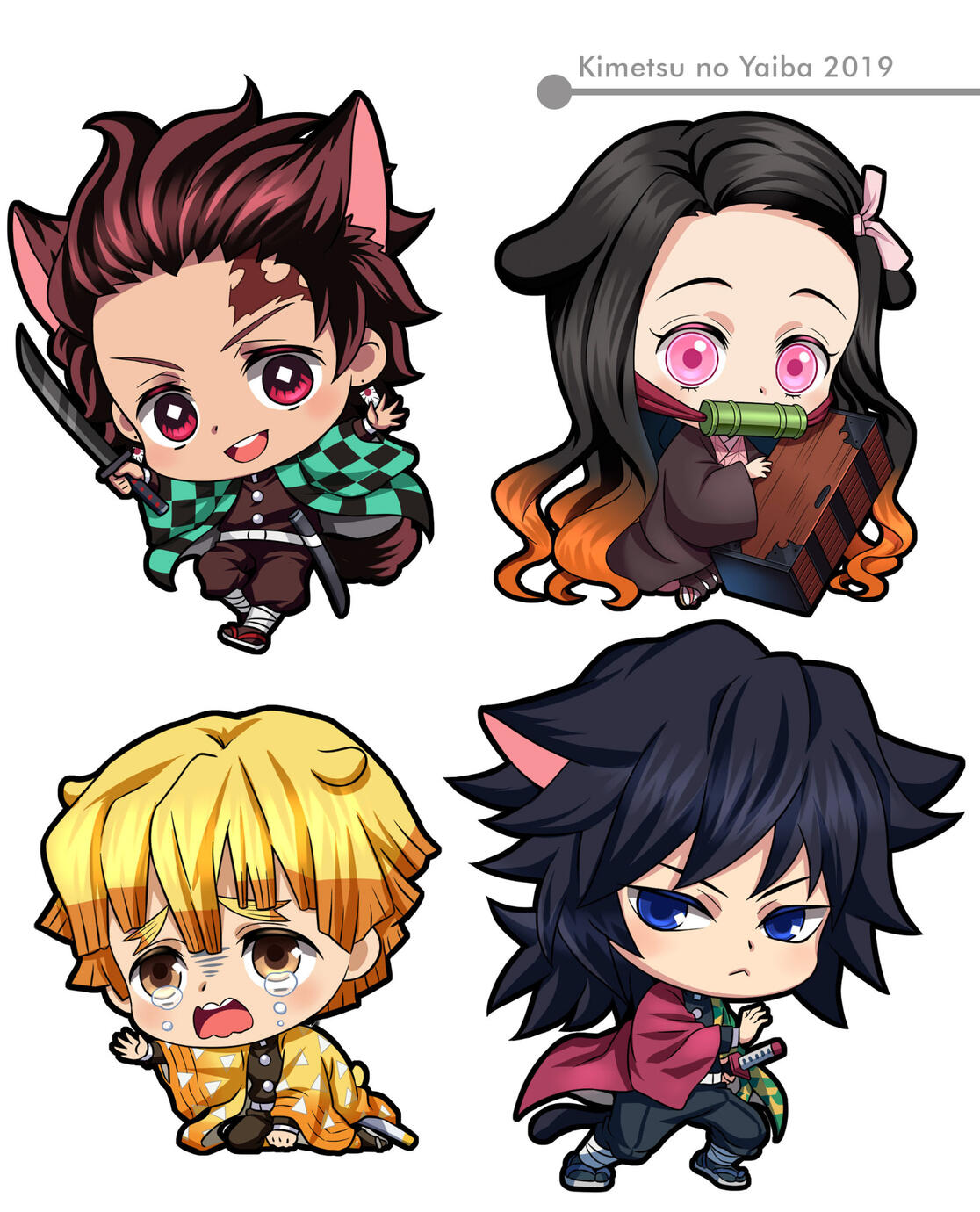 Kimetsu no Yaiba chibi fanart